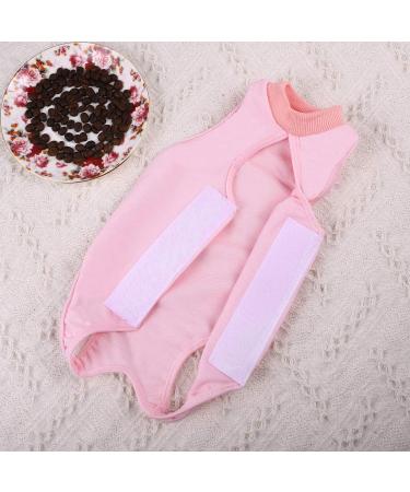 PopetPop Recovery Suit for Cats & Dogs | Sterilization Care Wipe & Healing Licking Suit | 28cm Pink - Ideal for Post-Op Recovery & Weaning - Buy Online on GoSupps.com
