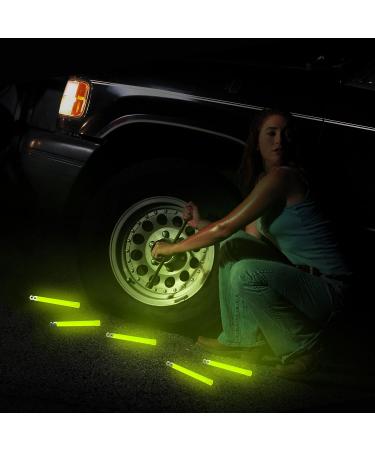 Industrial Grade Yellow Glow Sticks - 12 Hour Illumination Emergency Safety Lights 12 Pack - Buy Online on GoSupps.com
