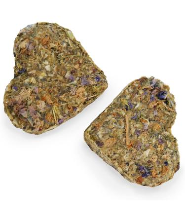 Rosewood Naturals Apple & Pansy Nibble Hearts - 120g | Rabbit & Small Animal Treats - Buy Online on GoSupps.com