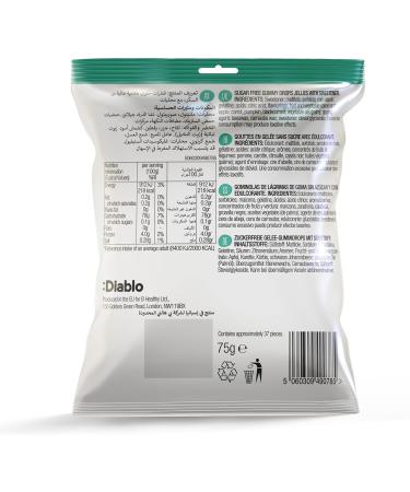 Diablo Gummy Drops |Sugar Free | Sweetened with Stevia | Gummy Sweets | Perfect for Gifting | 75g (Pack Of 3) - Buy Online on GoSupps.com