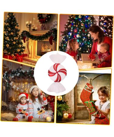 Alipis 1pc Christmas Tree Xmas Tree Hanging Candy Chic Xmas Pendants Accessories Decorative Ball Painted - Buy Online on GoSupps.com