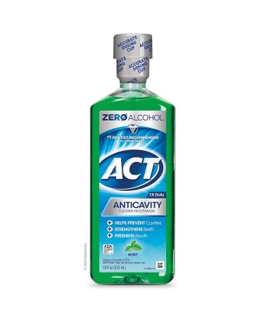 ACT Total Care Zero Alcohol Anticavity Fluoride Mouthwash 18 fl. oz. & ACT Anticavity Zero Alcohol Fluoride Mouthwash 18 fl. oz. Bundle - Buy Online on GoSupps.com