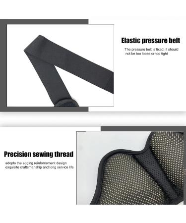 Breathable Inguinal Hernia Support Belt for Men & Women - Adjustable Compression Pads - Soft & Comfortable - Size L - Black - Buy Online on GoSupps.com