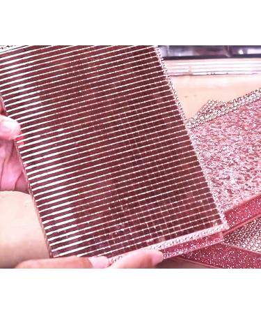 2400pcs Rose Gold Mirrors Mosaic Tiles Sticker - Self Adhesive Craft Glass Tiles 5mm by 5mm - Buy Online on GoSupps.com