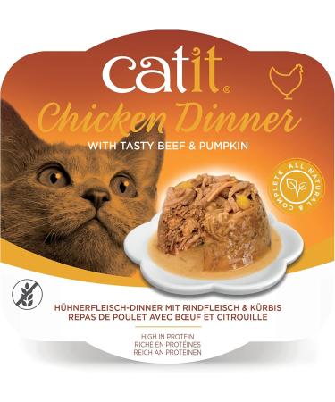 Catit Chicken Dinner with Tuna & Kale 80 g Pack of 6 Cat Food Wet Cat Food Cat Food Wet Nourriture Pour Chat Cat Wet Food Chat Kitten Food Kitten Wet Food Canned Cat Food Nourriture Chat - Buy Online on GoSupps.com