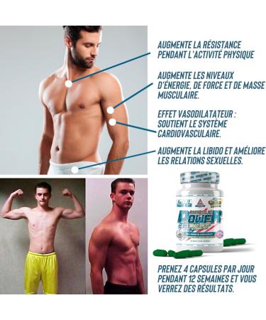 AS American Supplement | Anabolic Power | 90 Capsules | Neutral Flavor | Natural Anabolic | Helps Increase Muscle Mass | Enriched with Ginkgo Biloba - Buy Online on GoSupps.com