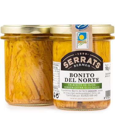 SERRATS 12 Pieces Bonito del Norte del Cant brico in Organic Extra Virgin Olive Oil 190g - Buy Online on GoSupps.com