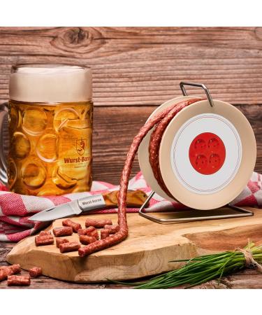WURSTBARON Sausage Drum 3.5 m of Delicious Krakow Style Sausages High Quality and Smoky Taste Fun Gift - Buy Online on GoSupps.com