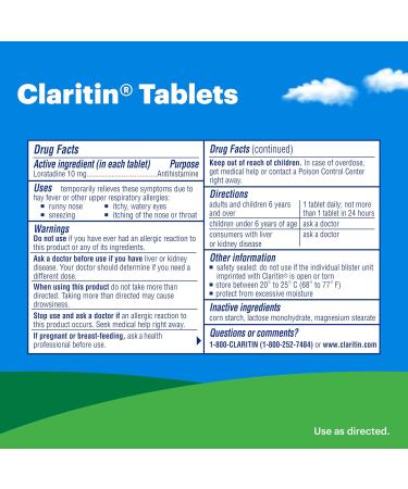 Buy Claritin 24hr Non-Drowsy Allergy Relief - Loratadine Tablets (30 + 1 Ct) | Fast International Shipping - Buy Online on GoSupps.com