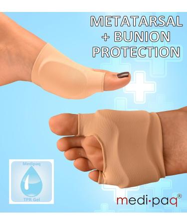 Buy Gel Protection Sleeve for Metatarsal Head Relief - Cushions Foot Pain & Alleviates Bunions - International Shipping Available - Buy Online on GoSupps.com