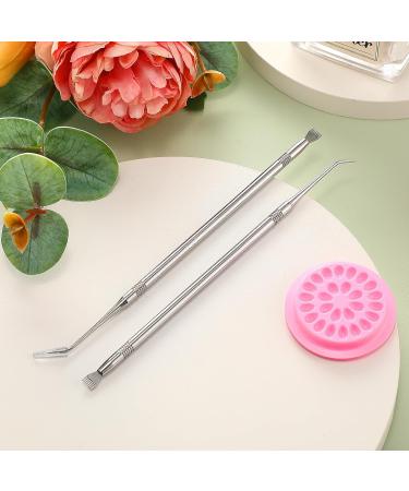 Chumia Eyelash Lift Perm Tool Set - 2 Stainless Steel Lash Separator & Tint Rods for Eyelash & Eyebrow Perming Curling & Extensions - Premium Silver Tools - Buy Online on GoSupps.com
