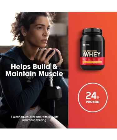 Buy Optimum Nutrition Gold Standard 100% Whey Banana Cream 2 lb (907 g) - International Shipping Available - Buy Online on GoSupps.com