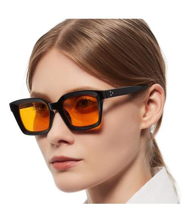 MARE AZZURO 98% Blue Blocking Reading Sunglasses Women U V Computer Gaming Readers 0 1.0 1.25 1.5 1.75 2.0 2.25 2.5 2.75 3.0 3.5 (Black 2.50) Black 2.5 x
