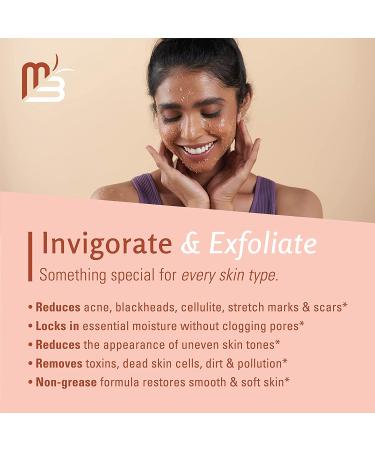 Himalayan Salt Foot & Body Scrub with Collagen and Stem Cell | Exfoliating Salt Scrub for Skin Toning | Deep Cleansing, Cellulite, Scars, Wrinkles | Moisturizing & Nutrient Absorption by M3 Naturals - Buy Online on GoSupps.com