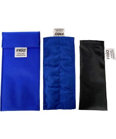 Frio Double Bag for Diabetics - Waterproof Insulin Pen Cooler | 8x18 cm | Reusable Blue & Black | No Ice Packs Needed - Buy Online on GoSupps.com