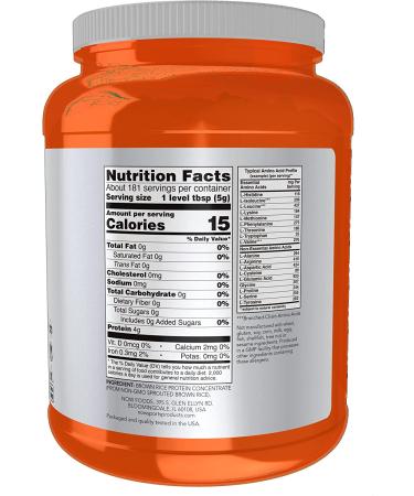 Now Foods Sprouted Brown Rice Protein Unflavored 2 lbs - Vegan Protein Powder - Buy Online on GoSupps.com