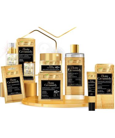 Bielenda Golden Ceramides Smoothing & Moisturising Anti-Wrinkle Eye Cream 15ml - Buy Online on GoSupps.com