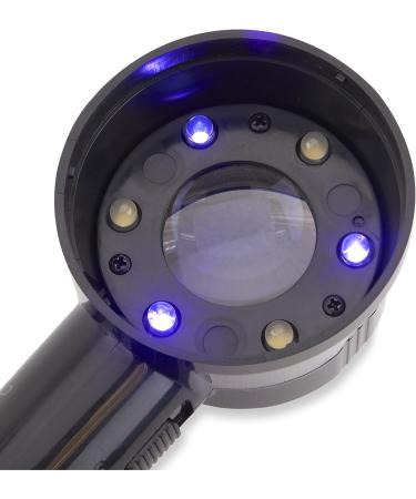 Carson PRO Series MeasureLoupe 11.5x LED and UV Lighted Eye Loupe Magnifier with Reticle Scale | CP-45 MeasureLoupe with Storage Case - Buy Online on GoSupps.com