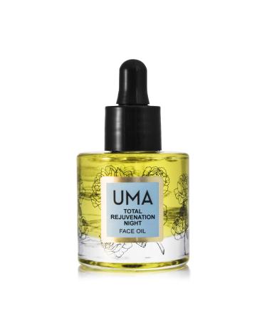 UMA Total Rejuvenation Night Face Oil | Minimizes wrinkles & aids Fine Lines reduction | For Normal to Sensitive Skin | Ayurvedic & Sustainably sourced (1 Fl. Oz.)
