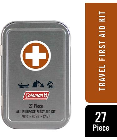 Coleman Mini First Aid Kit - 27 Pieces | Compact All Purpose Emergency Medical Supplies - Buy Online on GoSupps.com