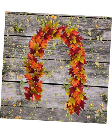 Zerodeko 2 Pcs Simulated Maple Leaf Rattan Pine Cones Hanging Vine Silk Flower - Buy Online on GoSupps.com