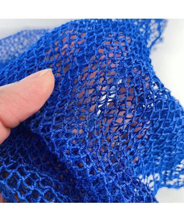 Body Wash Net Cleansing Bath Scrub Net Multifunctional Bath Shower Wash Cloth Skin Smoother Scrubber Net Polyester Scrubber Net Back Scrubber Sponge for Men Blue - Buy Online on GoSupps.com