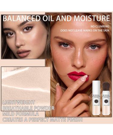 Mineral Sunscreen Setting Powder SPF 35 | Translucent Loose Powder for Oil Control | Lightweight Matte Finish | Perfect for All Skin Types - Buy Online on GoSupps.com