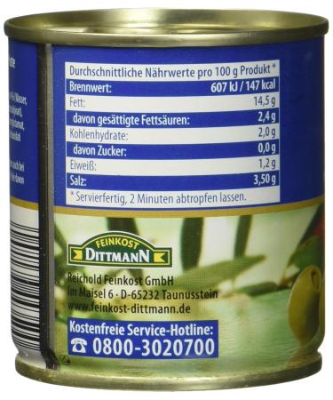 Buy Feinkost Dittmann Blue Cheese Stuffed Olives - 8 Pack (8 x 85g) | Gourmet International Shipping - Buy Online on GoSupps.com