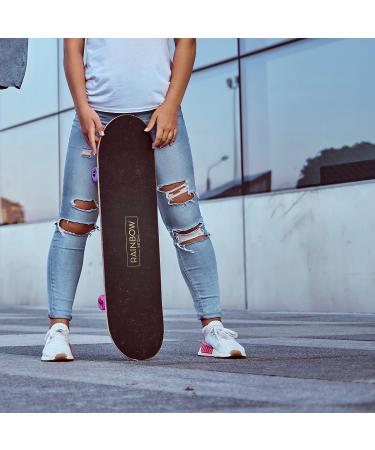 Rainbow High 31 Skateboard - 9-Ply Maple Deck for Cruising, Carving, Tricks & Downhill - Buy Online on GoSupps.com