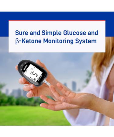 Nipro 4SURE Smart Duo Blood Sugar Test Kit for Type 1 & Type 2 Diabetes - Accurate Glucose & Ketone Monitoring with Smartphone Connectivity - Buy Online on GoSupps.com