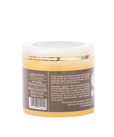 Rustic Art Organic Aloe Vera Sandal Saffron Gel with Niacinamide - Buy Online on GoSupps.com