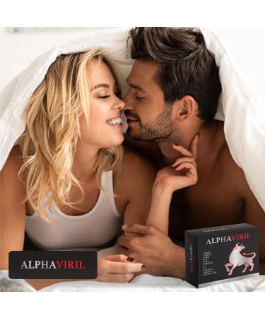 ALPHAVIRIL - Testosterone Homme - Performance Masculine - Circulation Sanguine - Vigueur - Avec L-Arginine L-Citrulline Ginseng Maca L-Taurine Ginkgo Biloba Pin Zinc Vitamines B D et E - Buy Online on GoSupps.com