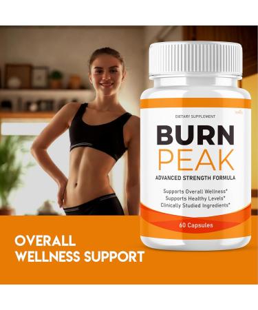 (2 Pack) Burn Peak Capsules BurnPeak Loss Support Formula Supplement Pills Natural Vitamin Maximum Energy Pre Workout Booster Healthy Digestion Sexy Slim Body Wellness Sculpt Reviews Pastillas (120ct) - Buy Online on GoSupps.com