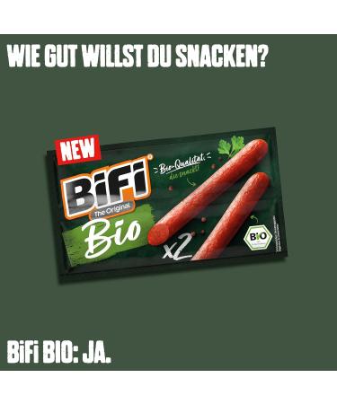 BiFi Organic Sticks - 10 x 2 x 18.5g | Premium Organic Snacks for International Shipping - Buy Online on GoSupps.com