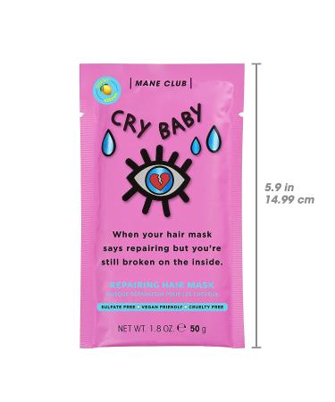 MANE CLUB Cry Baby Deep Conditioner - Cruelty-Free & Vegan Formula, Pack of 2 - No Sulfates or Parabens - Buy Online on GoSupps.com