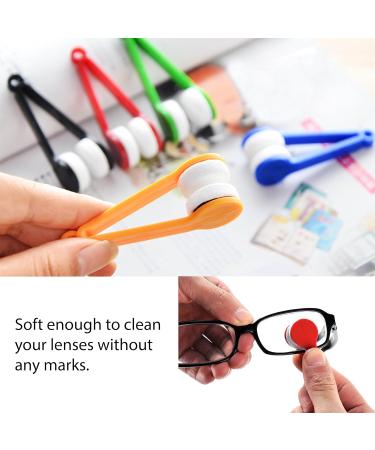Buy Zlongron Mini Eyeglasses Lens Cleaner Set Soft Brush & Microfiber Wipes | 20 Pieces for 360 Clear Vision International Shipping Available - Buy Online on GoSupps.com