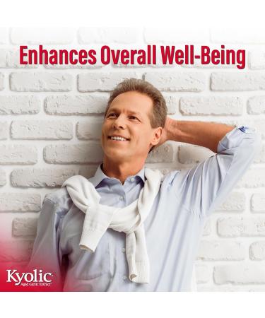 Kyolic - Cardiovascular Health Formula 109 60 Capsules - Reduce Elevated Blood Lipid Levels in Adults - Source of Antioxidant - Combination of Nattokinase and Suntheanine with Aged Garlic Extract 60 count (Pack of 1) - Buy Online on GoSupps.com