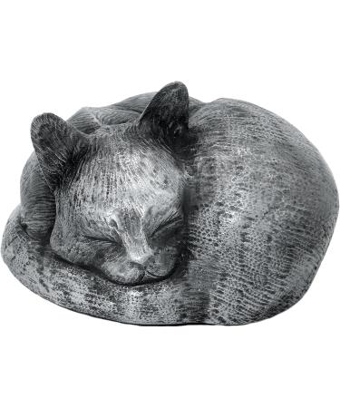 Rainbowbridge At Peace Cat Urn For Ashes - Handcrafted Cat Memorial - Pet Urn Suitable for Indoor & Outdoor Use Pewter - Buy Online on GoSupps.com
