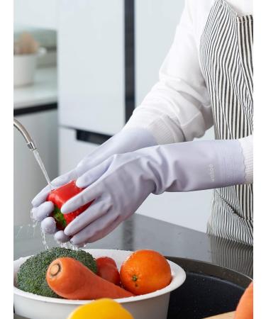 Shop Lanon Wahoo Reusable Household Gloves - Skin-Friendly Icelandic Blue Size S | Ideal for Kitchen Cleaning & Dishwashing - Buy Online on GoSupps.com