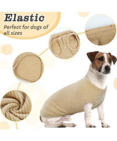 Hjumarayan Dog Sweater for Small Dogs Washable Elastic Striped Shirt for Chihuahua & Yorkshire Terrier (XXS Yellow) - Buy Online on GoSupps.com