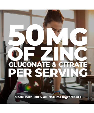 Zinc Supplements 50mg - Nutrali Zinc Bisglycinate High Absorption Formula for Immune Support Skin Hair & Nails 180 Vegan Non-GMO Gluten-Free Capsules 180 count (Pack of 1) - Buy Online on GoSupps.com