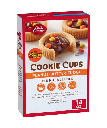 Betty Crocker Peanut Butter Fudge Cookie Cups, 14 oz