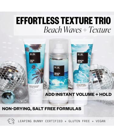 Shop IGK Effortless Texture Trio Kit - International Shipping | Elevate Your Hair Game - Buy Online on GoSupps.com
