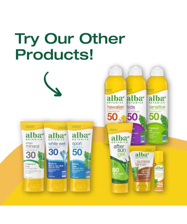 Alba Botanica Wet & Dry Skin Sunscreen Spray SPF 30 - 5 fl. oz. (Pack of 2) - Buy Online on GoSupps.com