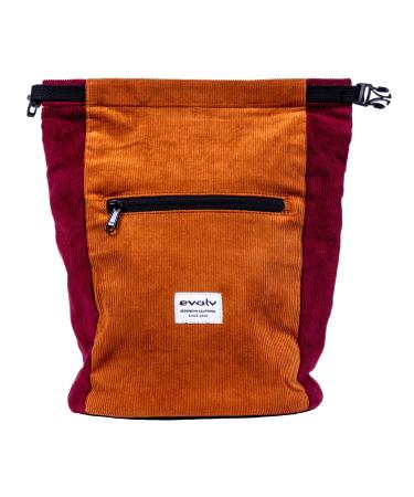 Corduroy Chalk Bucket Unisex - Evolv Brown - Red UNI