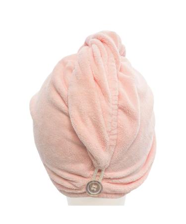 Buy Easy to Use Super Absorbent Microfiber Hair Turban - Pink | International Shipping Available - Buy Online on GoSupps.com