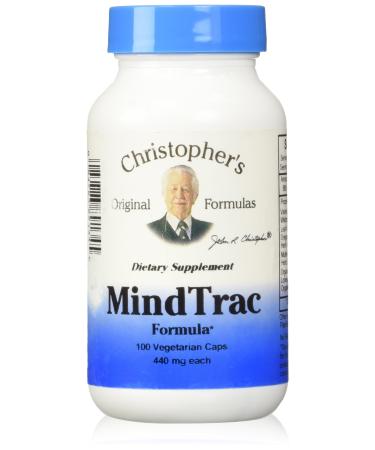 Christopher's Original Formulas MindTrac Formula 440 mg 100 Vegetarian Caps