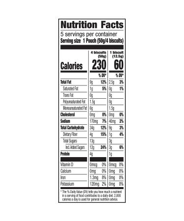 Nature Valley Blueberry Biscuits 8.85 oz - 5 ct Pack | Delicious Blueberry Biscuits - 8.85 Ounce Single Pack - Buy Online on GoSupps.com
