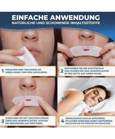 Protective view Anti-Schnarch Mundpatching | 30 Set Mouth Tape for Relaxing Sleep - Effective Snore Stopper in Soothing White - Buy Online on GoSupps.com