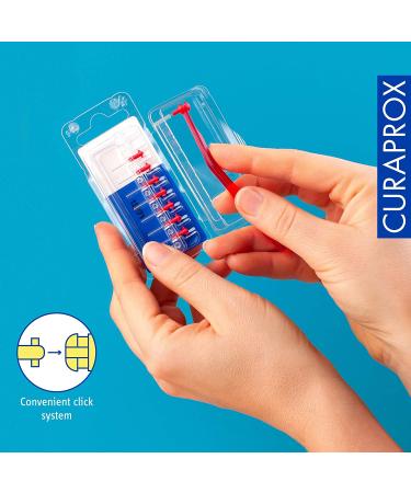 Curaprox CPS 07 Prime Refill Interdental Brushes - Red (8 Count) - Buy Online on GoSupps.com